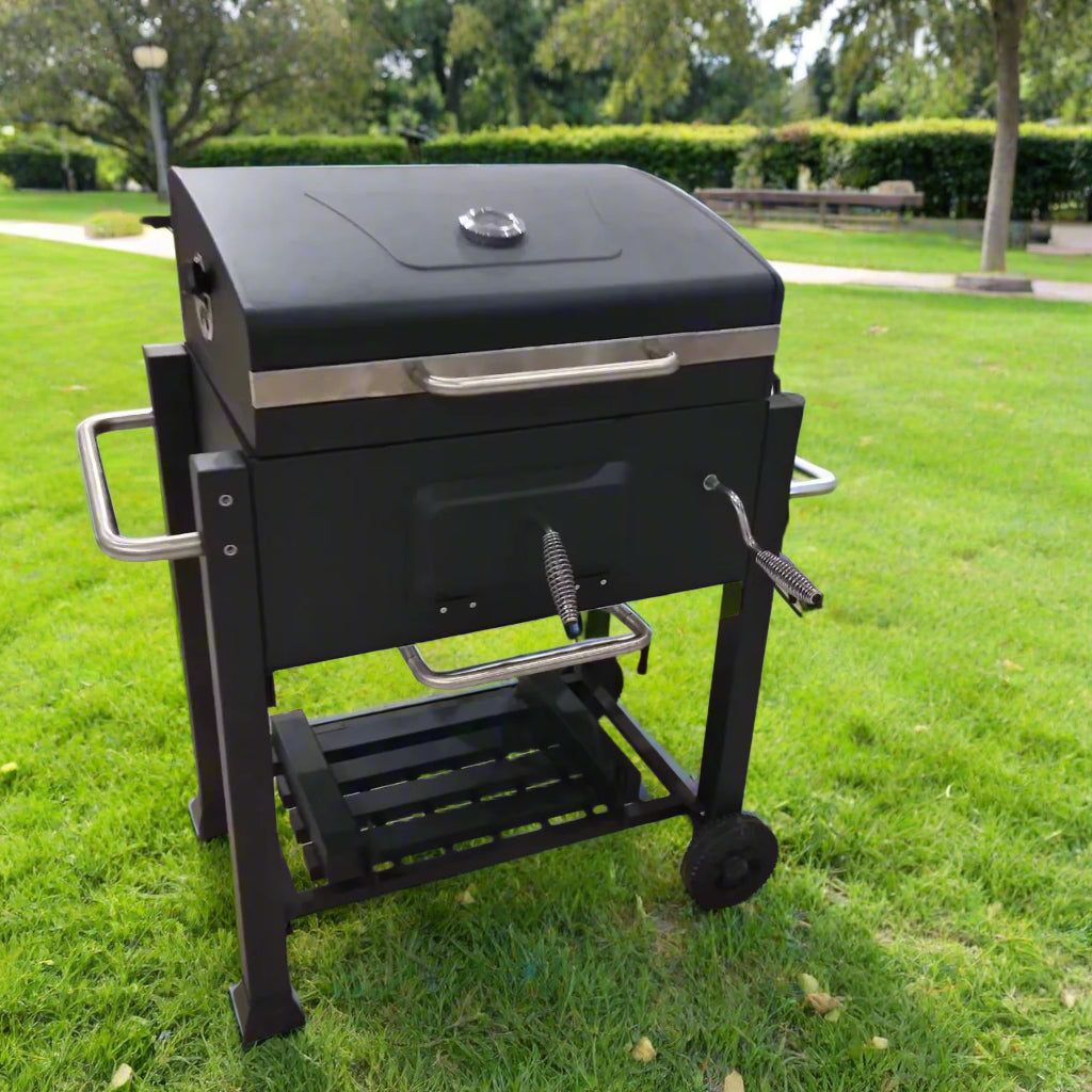 Premium Outdoor Charcoal Grill with Adjustable Heat Control