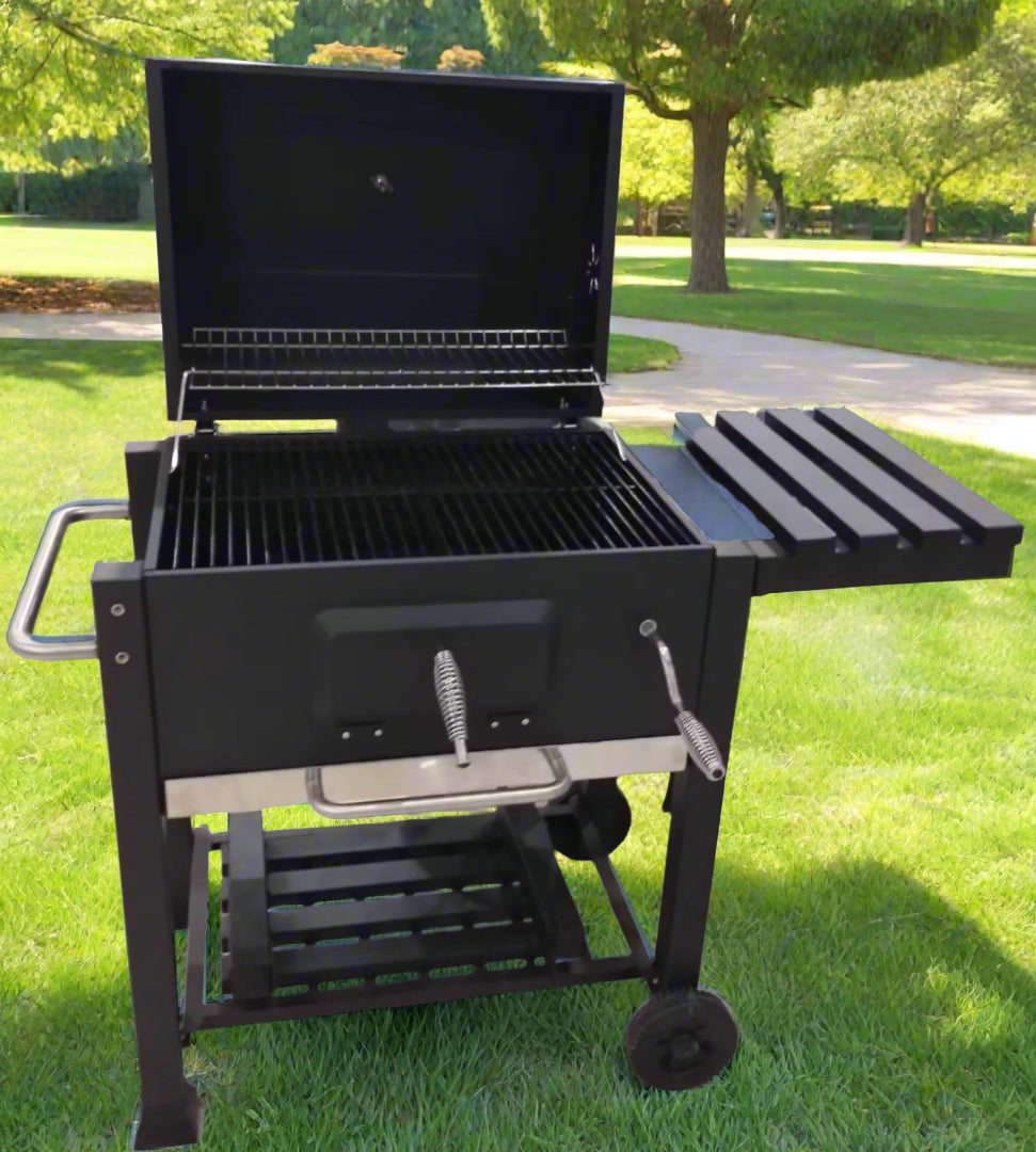 Premium Outdoor Charcoal Grill with Adjustable Heat Control